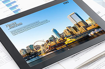 Henke Bartram website on tablet display.