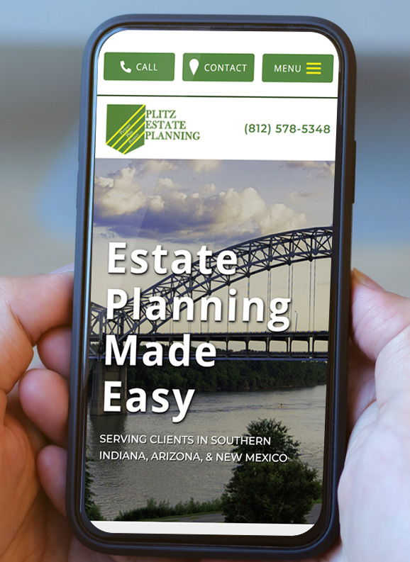 Mobile image of Plitz Estate Planning Website