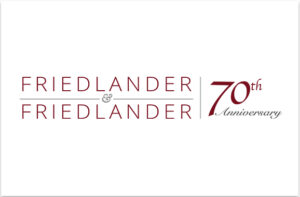 Logo Design Friedlander 70th Anniversary Logo