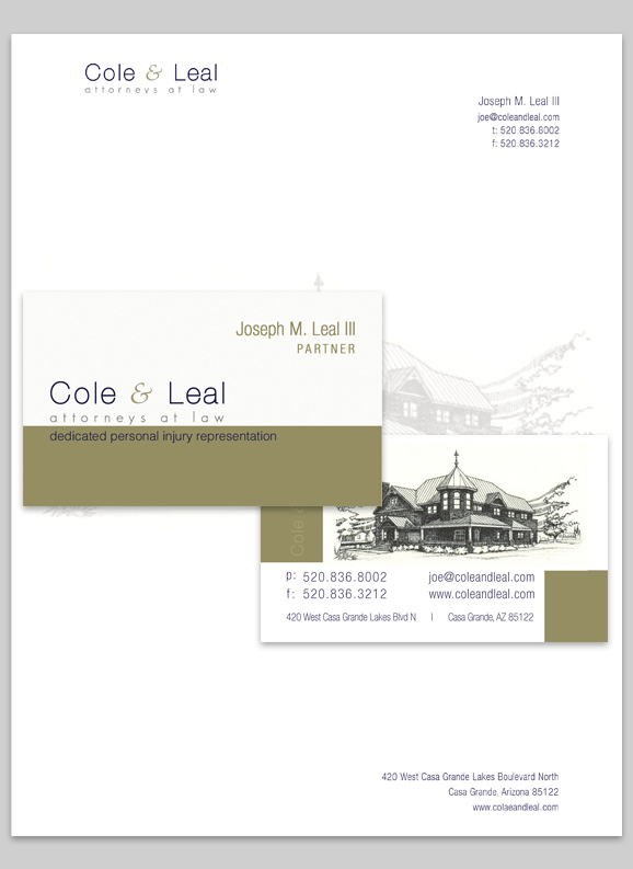 Law Firm Collateral - Cole & Leal