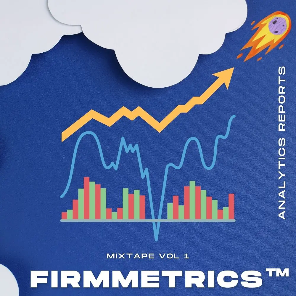 front of a CD cover with a graph and a comet