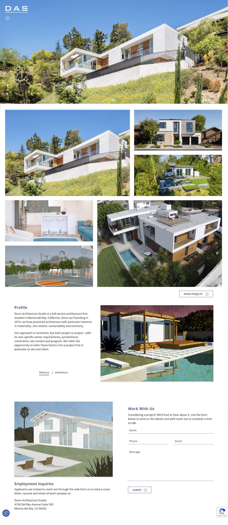 Dunn Architecture Studio Website