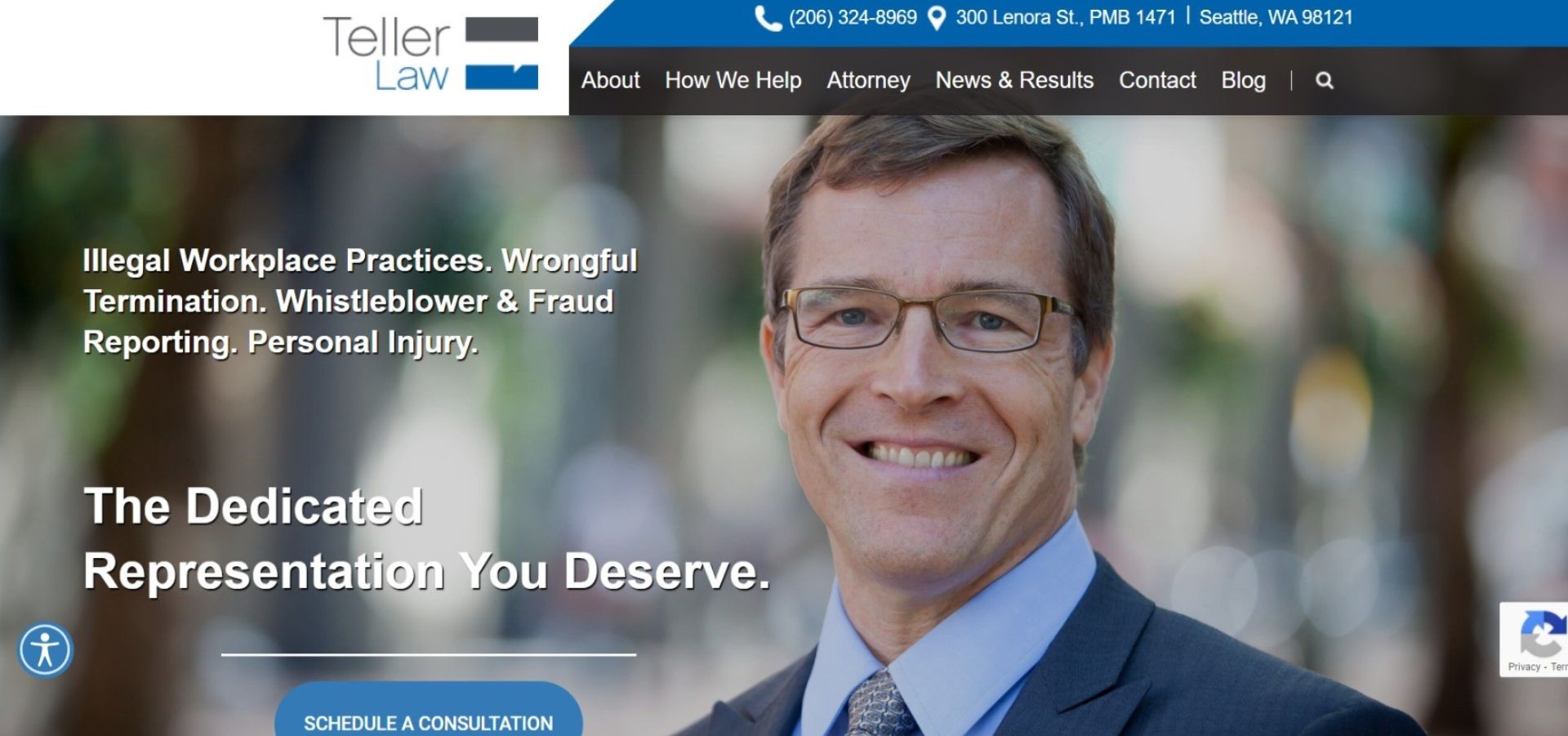 Steven Teller Law Personal Injury Website