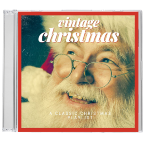 vintage santa on a cd cover