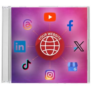 CD cover showing how social media graphics can boost an attorney website
